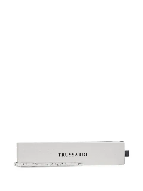 Trussardi crystal-embellished chain-link bracelet Silver TJAXC17