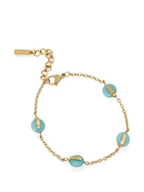 Trussardi agate chain-link bracelet Gold TJAYF07