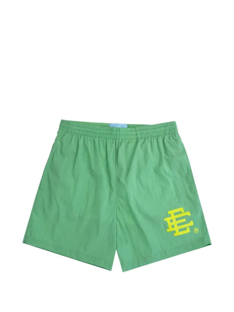 ERIC EMANUEL EE logo-print swim shorts Green EESWIMLIMEGRN