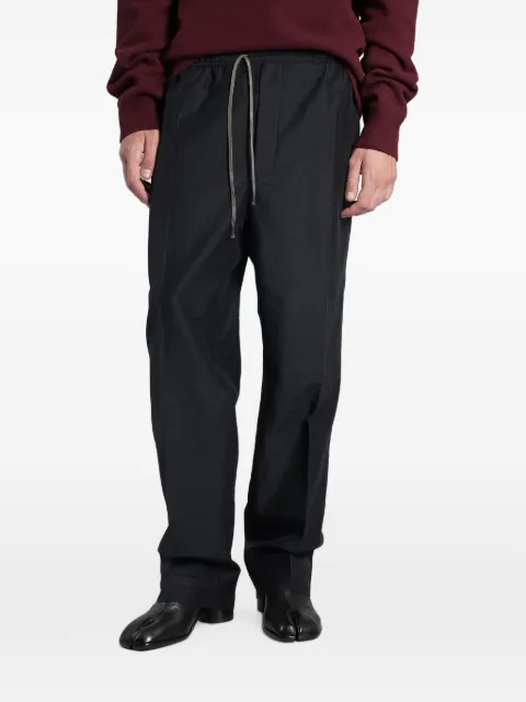 Maison Margiela cotton drawstring trousers Blue S50KA0735M35996
