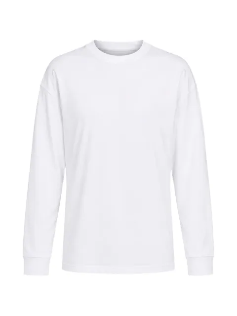 HANDVAERK long-sleeve crew-neck T-shirt White HVWJ004