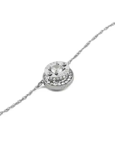 GUESS USA Till Morning pavé-set necklace Silver JUBN05554JW