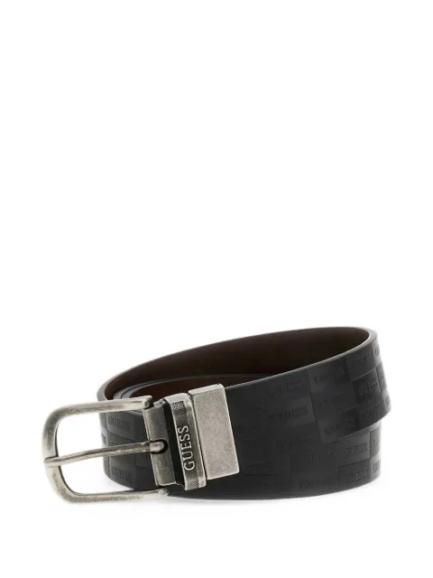 GUESS USA logo-embossed reversible belt Black M5GZ10L0F50