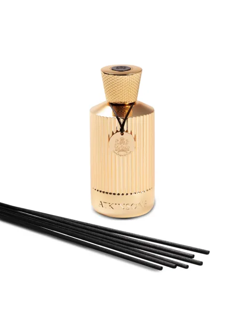 ATKINSONS Marylebone Oud fluted fragrance diffuser Gold 8011003895397