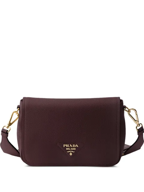 Prada leather shoulder bag Red 1BD314V7NO2DKV