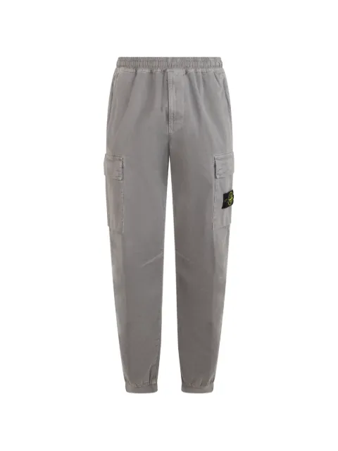Stone Island stretch organic broken twill cotton 'old' effect Grey 3100033S00L1