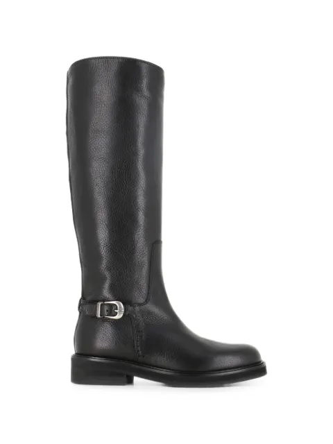 Sartore buckled leather boots Black SR502301