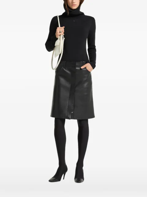 Courrèges high-collar sweater Black 426MPU303FI0090