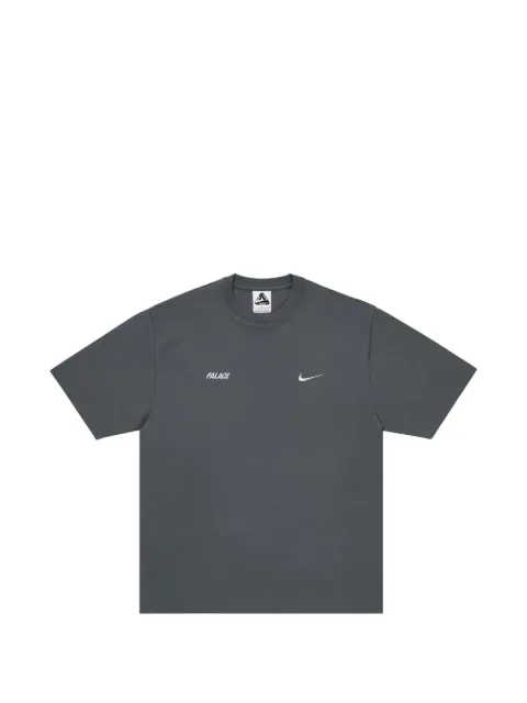 Palace x Nike Font Swoosh logo-print t-shirt Grey P28NTS001