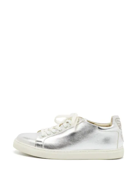 Sophia Webster Bibi Butterfly lace-up sneakers Grey 1407174