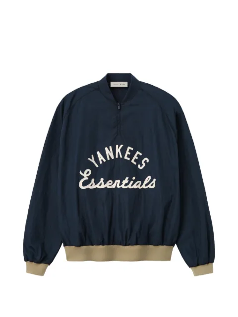 FEAR OF GOD ESSENTIALS x Yankees half-zip sweater Blue RW00231