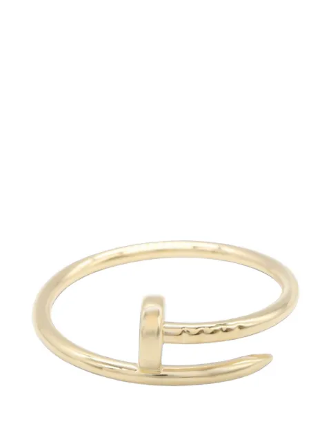 Cartier 2010s Juste un Clou engraved-logo SM ring Gold 1099558RIF687