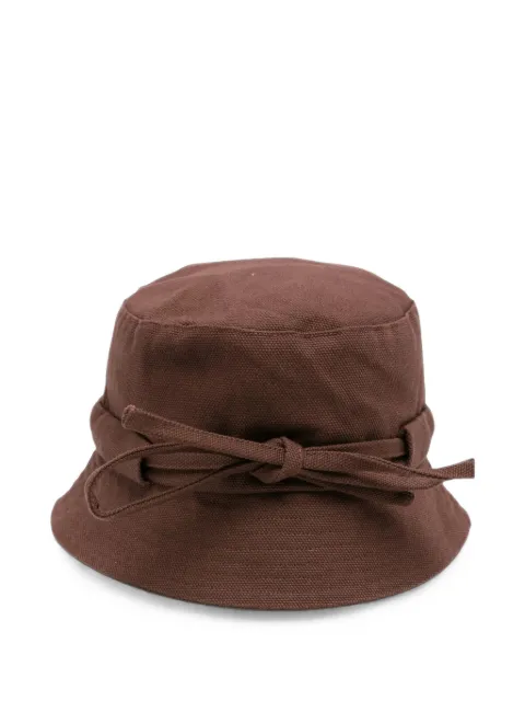 Jacquemus The Gadjo bucket hat Brown 23EACU00001AW00255