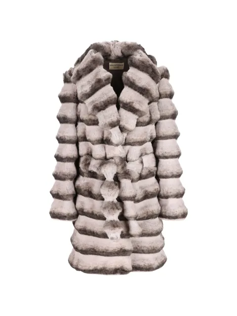 UNCOMMON horizontal-stripe jacket Neutrals EF215FCN016