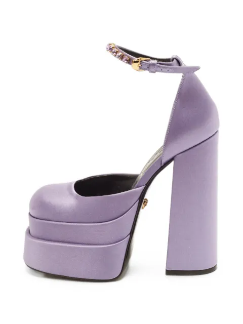 Versace Pre-Owned Aevitas Medusa double-platform pumps Purple 1405590