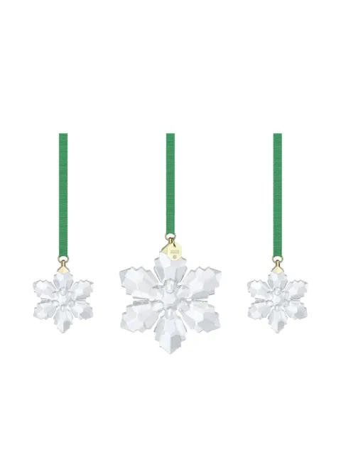 Swarovski Annual Edition crystal ornaments (set of three) White 5732527