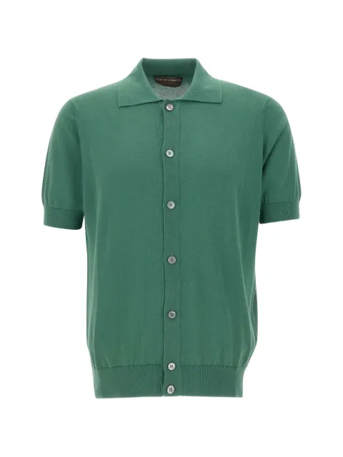 Filippo De Laurentiis short-sleeve cotton shirt Green CA1MC