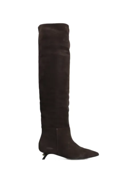 Alevì pointed-toe over-the-knee boots Brown L26S9002F1356