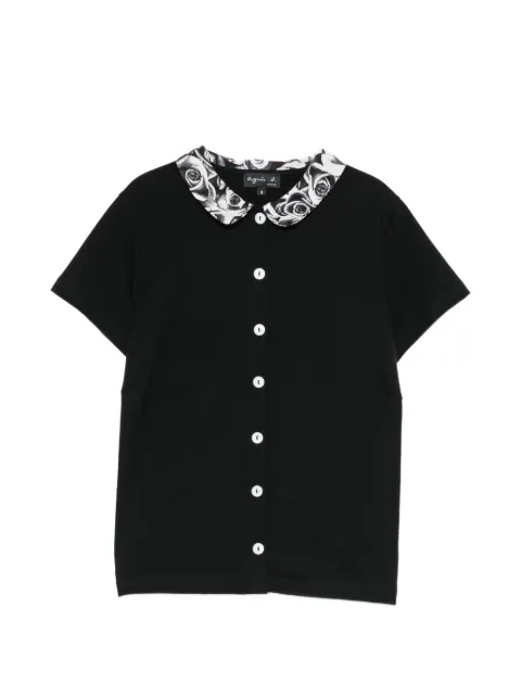 agnès b. Adele shirt Black F302JIB3