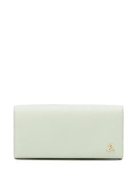 agnès b. leather wallet Green P503VCK8