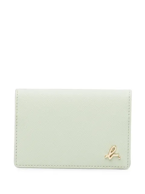 agnès b. leather card holder Green N615VCK8