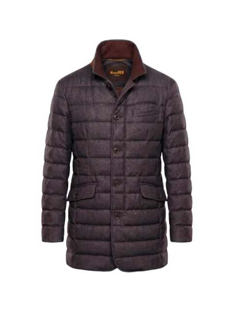 Moorer high-neck padded jacket Red NABILNO