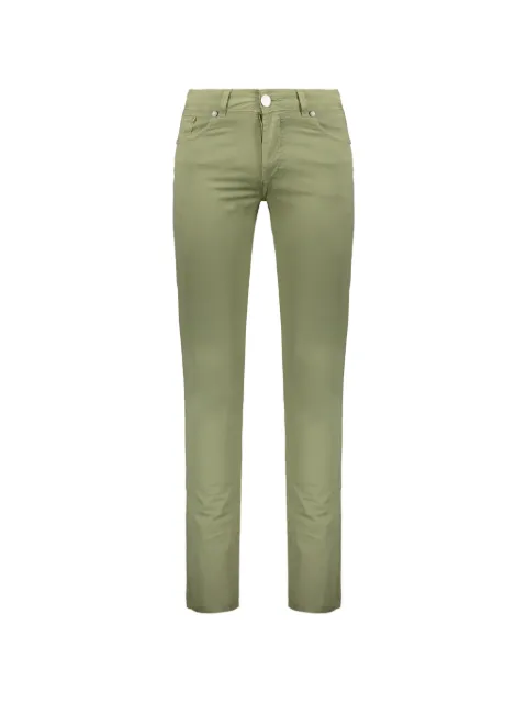 Moorer straight-cut trousers Green CREDISEC