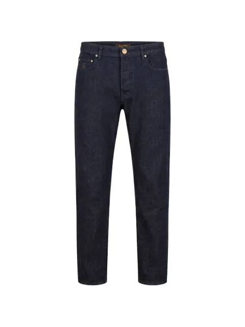 Moorer straight-leg five-pocket jeans Blue BANDINIDC111