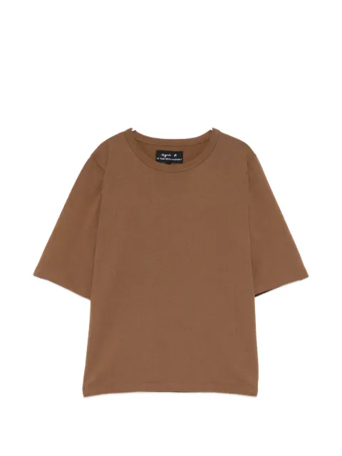 agnès b. Brando T-shirt Brown EJ73JEJ3