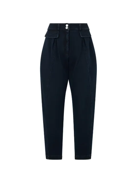Alberta Ferretti pleat-detail trousers Blue A03096679