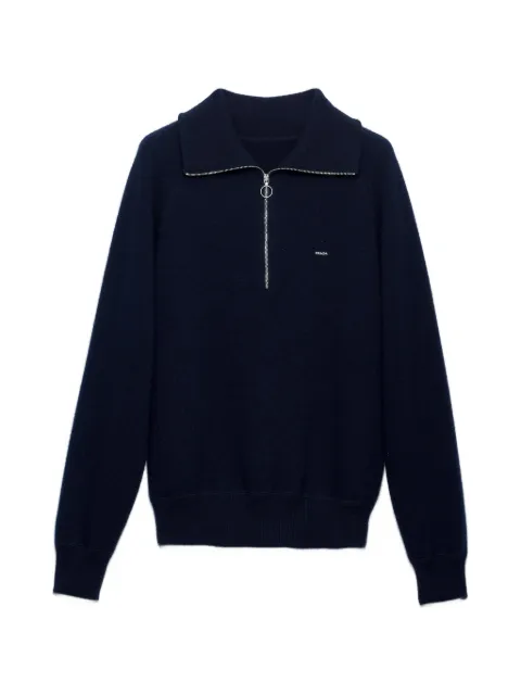 Prada wool and cashmere sweater Blue UMF398SOOO6242