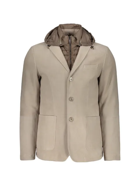 Moorer Bellotto-Ur leather jacket Neutrals BELLOTTOUR