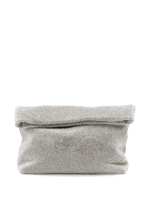 TWENTY FOURHAITCH crystal-embellished clutch bag Grey BAG0005362A
