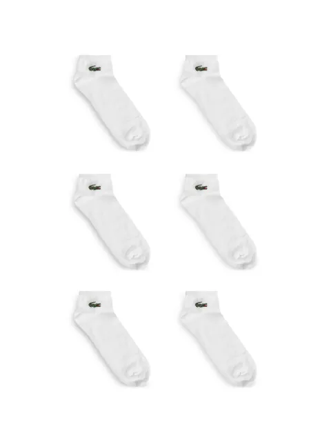 Lacoste logo-embroidered ankle socks set White RA9185