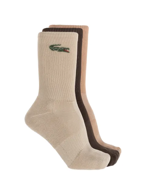 Lacoste 3-Pack ribbed socks Neutrals RA924900