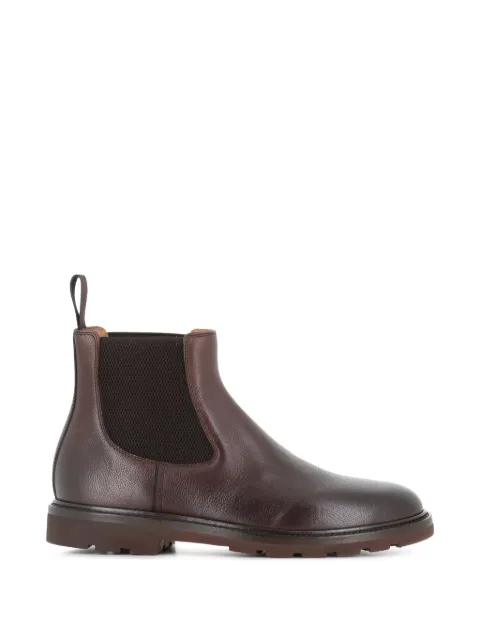 Henderson Baracco elasticated-panel leather boots Brown JAMESP2