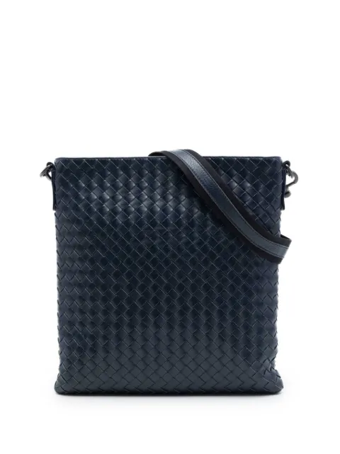 Bottega Veneta Pre-Owned 2012-2026 Nappa Intrecciato VN crossbody bag Blue LXQ9PO3W762PA6UG