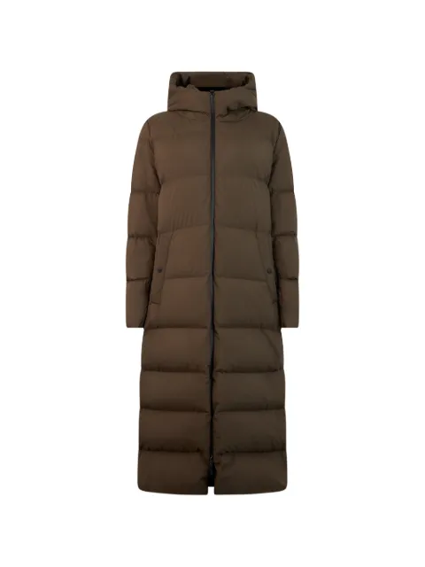 Herno quilted hooded puffer jackets Brown PI00302DL11106