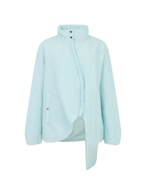 Herno asymmetric lightweight jacket Blue GI000023X12732