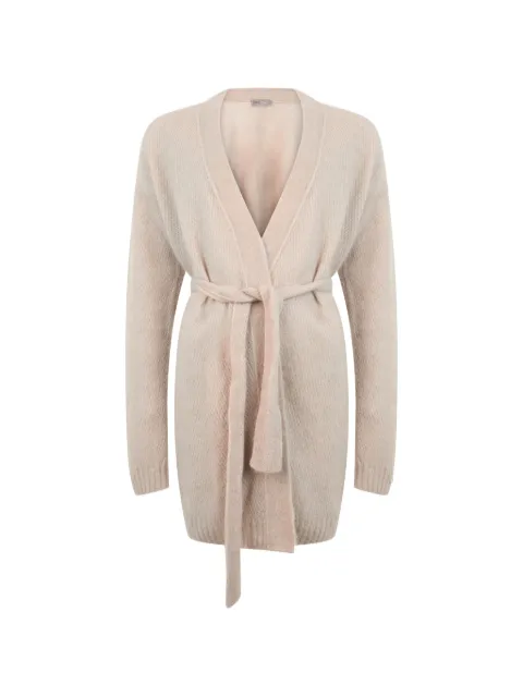 Herno belted V-neck cardigan Neutrals MC00027DR70200