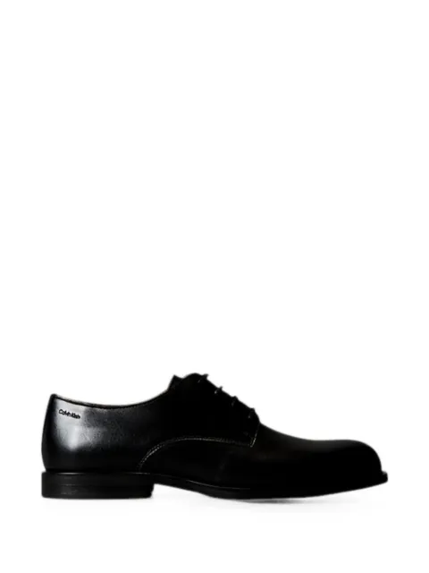 Calvin Klein logo-plaque derby shoes Black HM0HM020560GJ