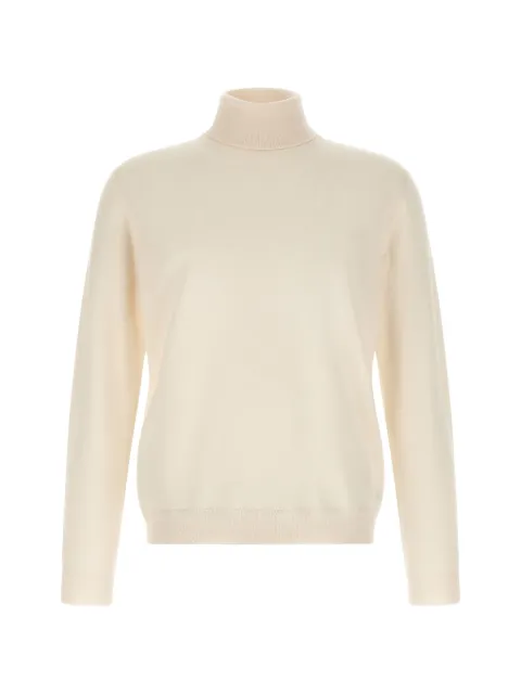 Zanone roll-neck ribbed-trim sweater Neutrals 810195ZR274Z2279