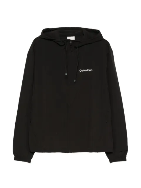 Calvin Klein zip-up hooded jacket Black LVGMSJ400UB1