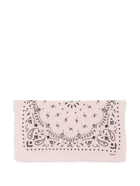 kujten paisley-print fringed scarf Pink AK2221