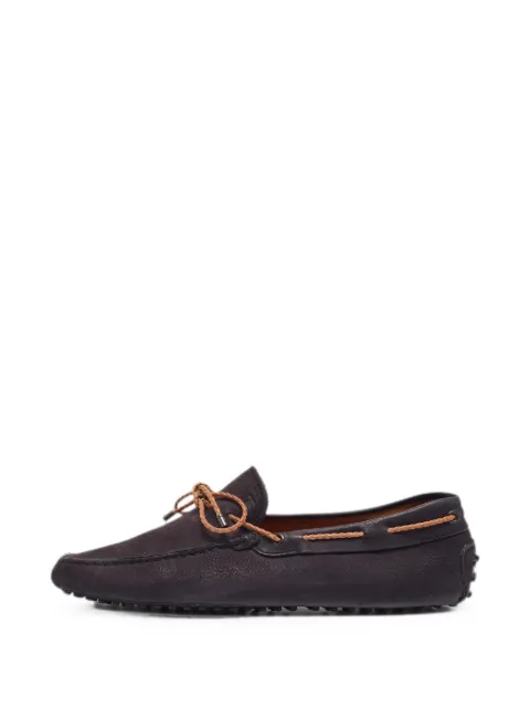 Tod's Vintage Gommino bow-detail boat shoes Black 1393409