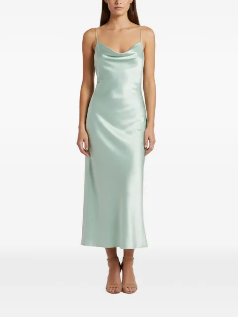 alice + olivia Harmony draped maxi dress Green 1390399