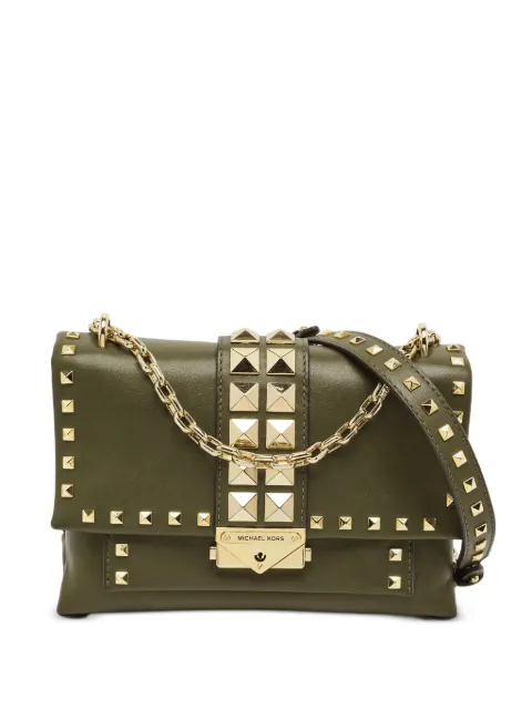 Michael Kors Vintage Cece studded shoulder bag Green 1397244