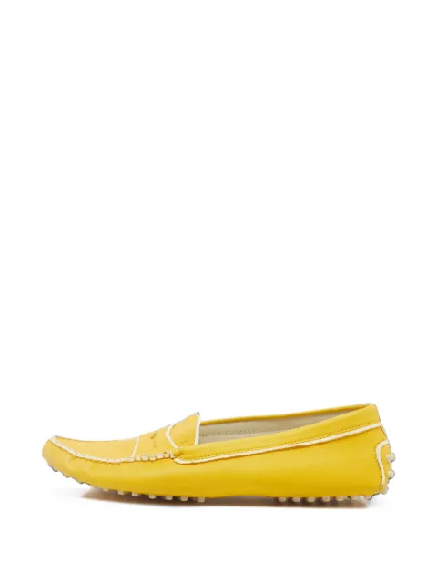 Tod's Vintage Penny slip-on loafers Yellow 1369676