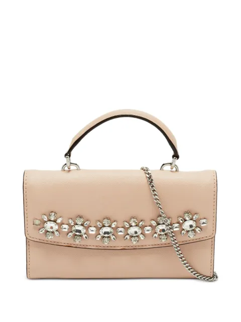 Michael Kors Vintage Ava crystal-embellished cross-body bag Neutrals 1383476