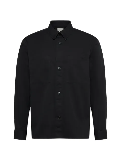 Calvin Klein patch-pocket long-sleeve shirt Black LV04LG104GUB1